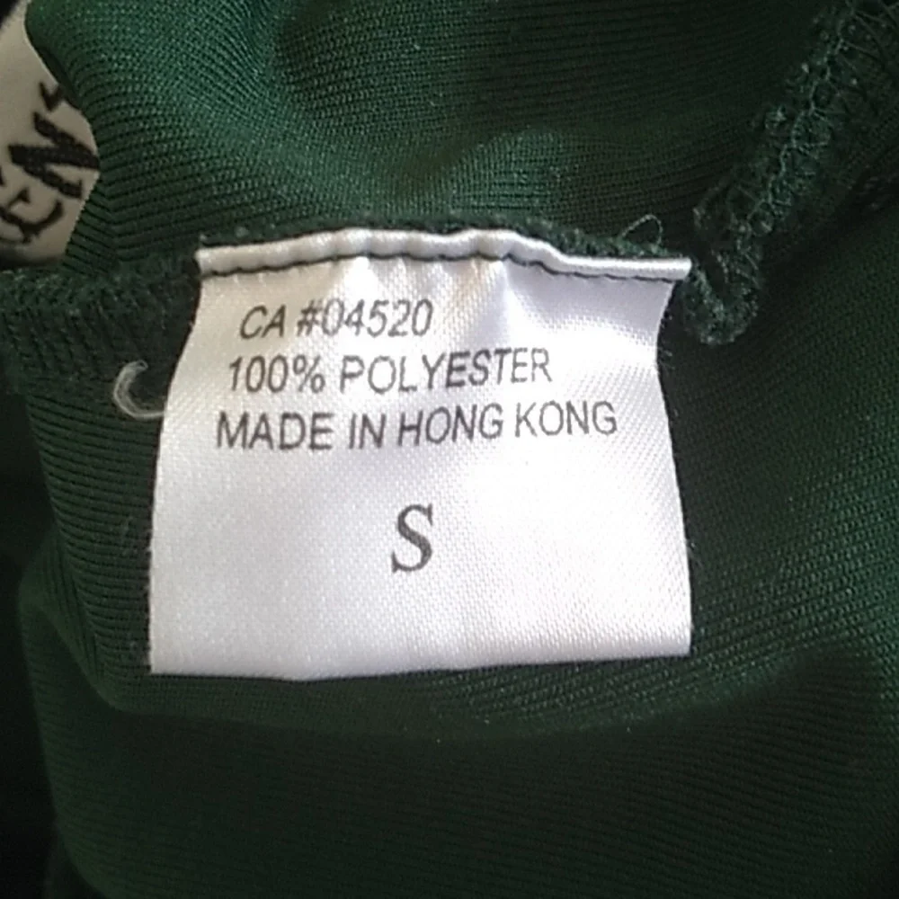 Valenti Women's Size Small Forest/Hunter Green Velvet Pull On Pants *Altered* - Picture 8 of 13